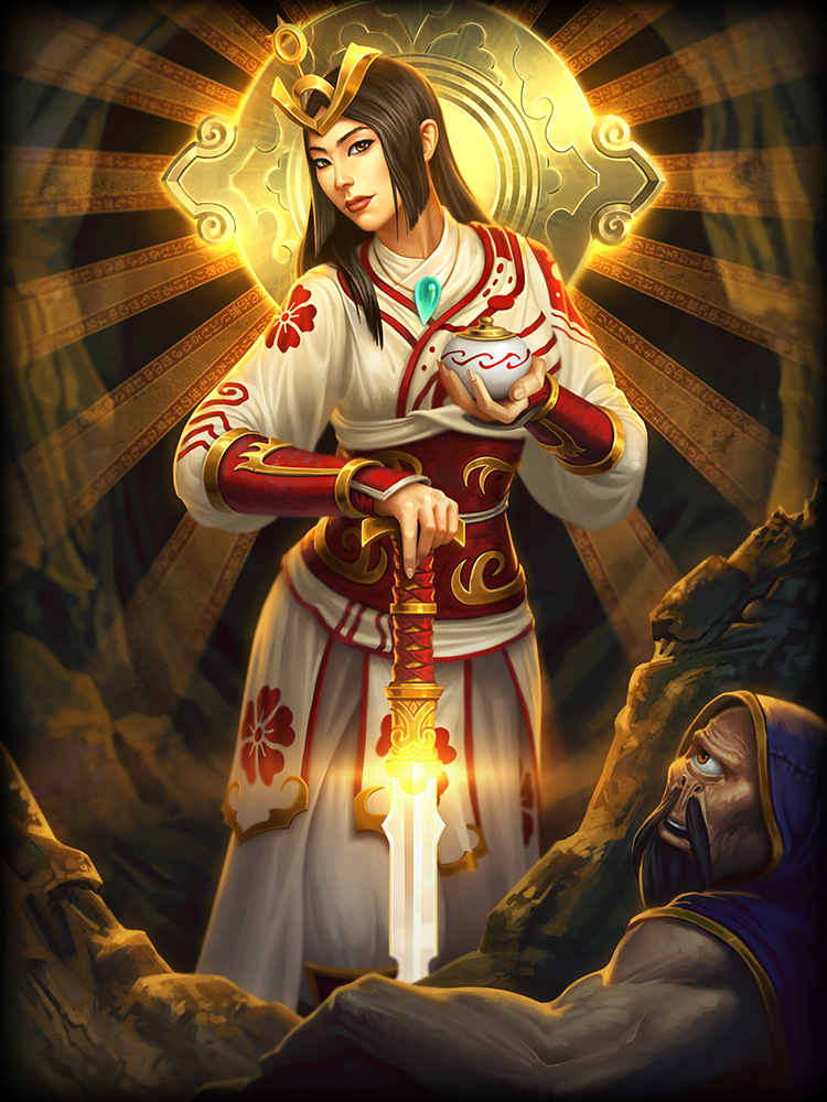 Gana skin Dios Amaterasu cielo resplandeciente