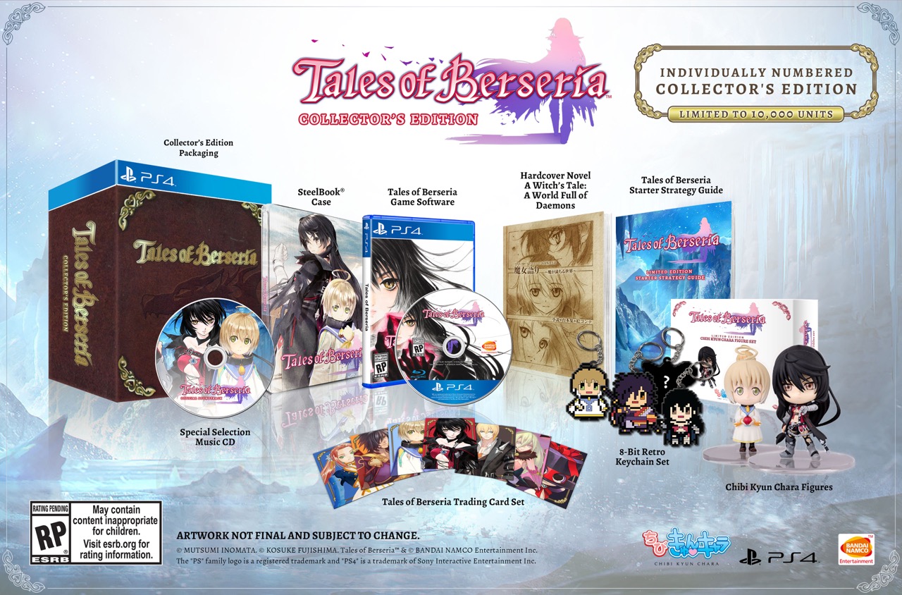LANZAMIENTO Y EDICIÓN PARA COLECCIONISTAS DE TALES OF BERSERIA