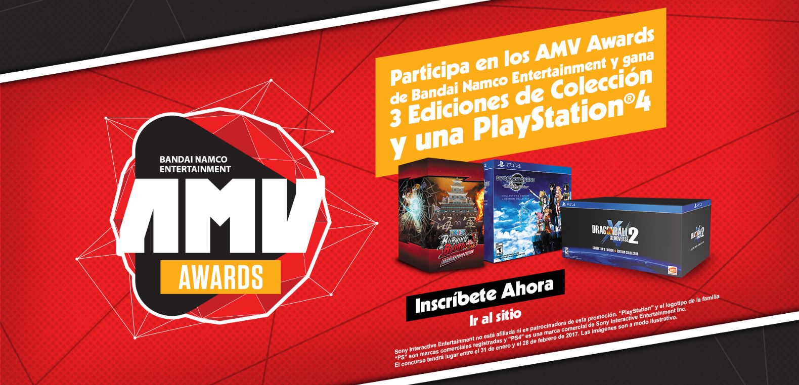 Gana una play 4 con Bandai Namco