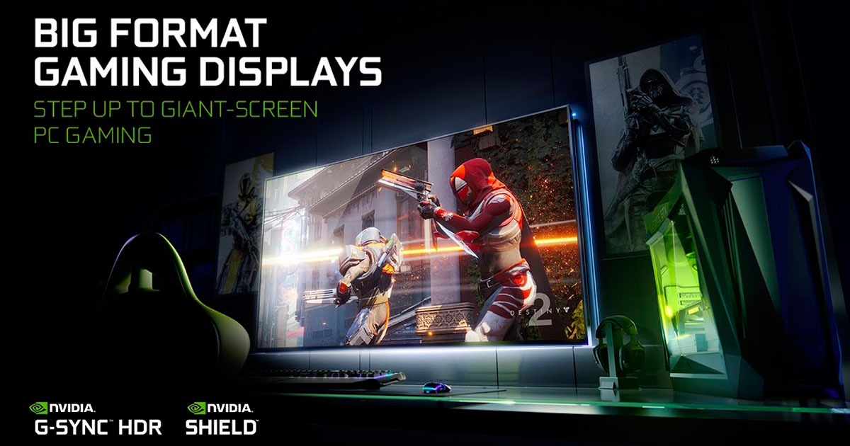 NVIDIA presenta pantallas de juego de gran formato