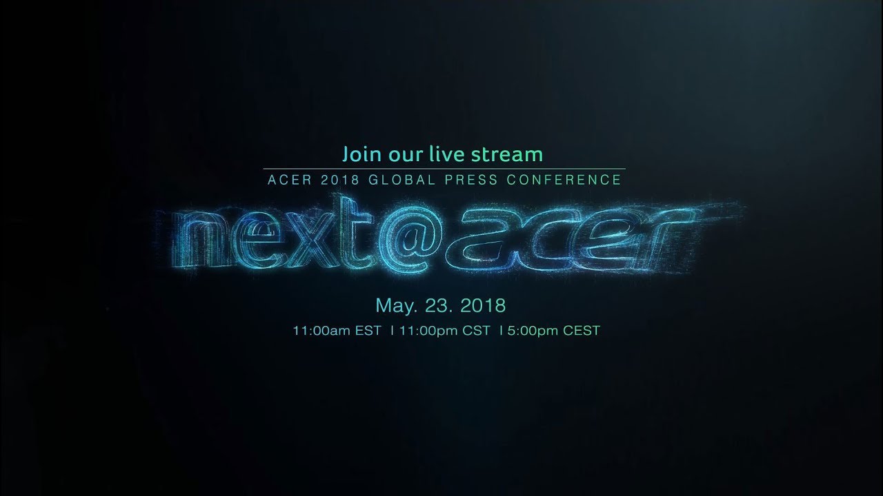 Anuncio de la conferencia Next Acer