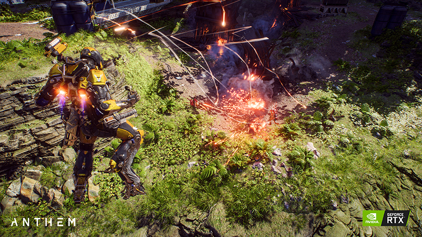 Aumenta 40% el rendimiento de Anthem con GeForce