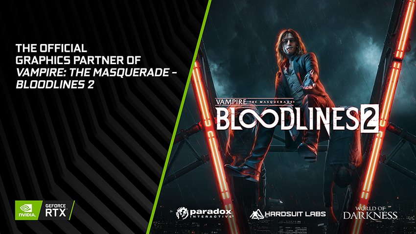 Vampire: The Masquerade – Bloodlines 2 con ray tracing y NVIDIA DLSS﻿