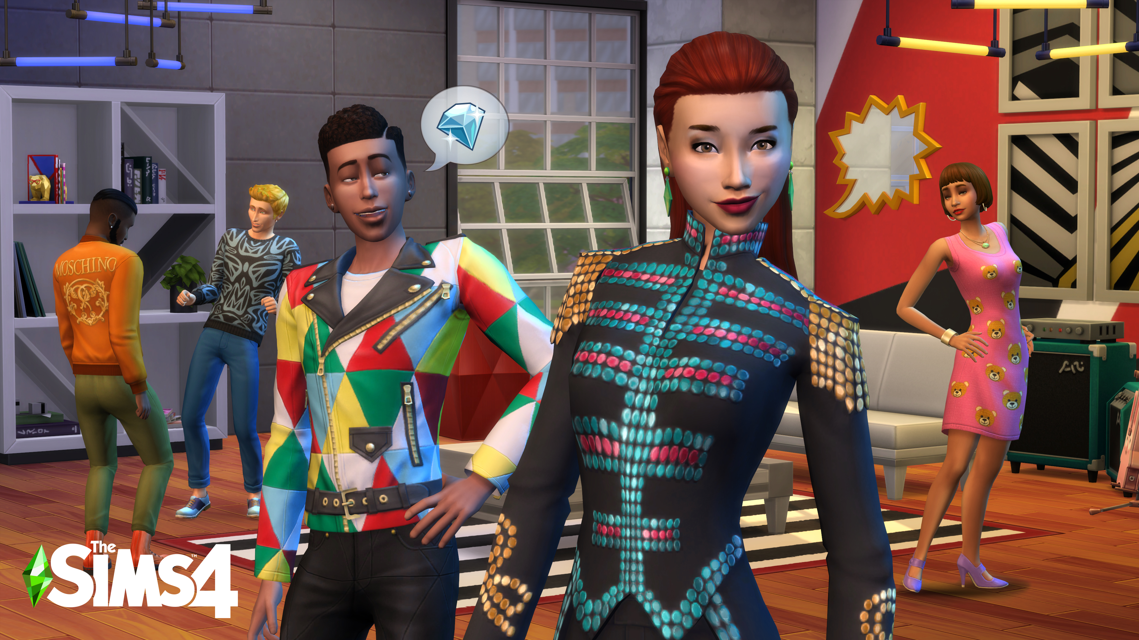 Nuevo pack de accesorios de Moschino para Los Sims 4