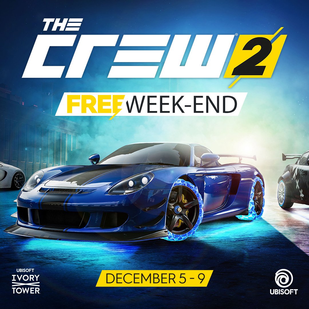 THE CREW 2 DE UBISOFT TENDRÁ UN FIN DE SEMANA GRATUITO DEL 5 AL 8 DE DICIEMBRE