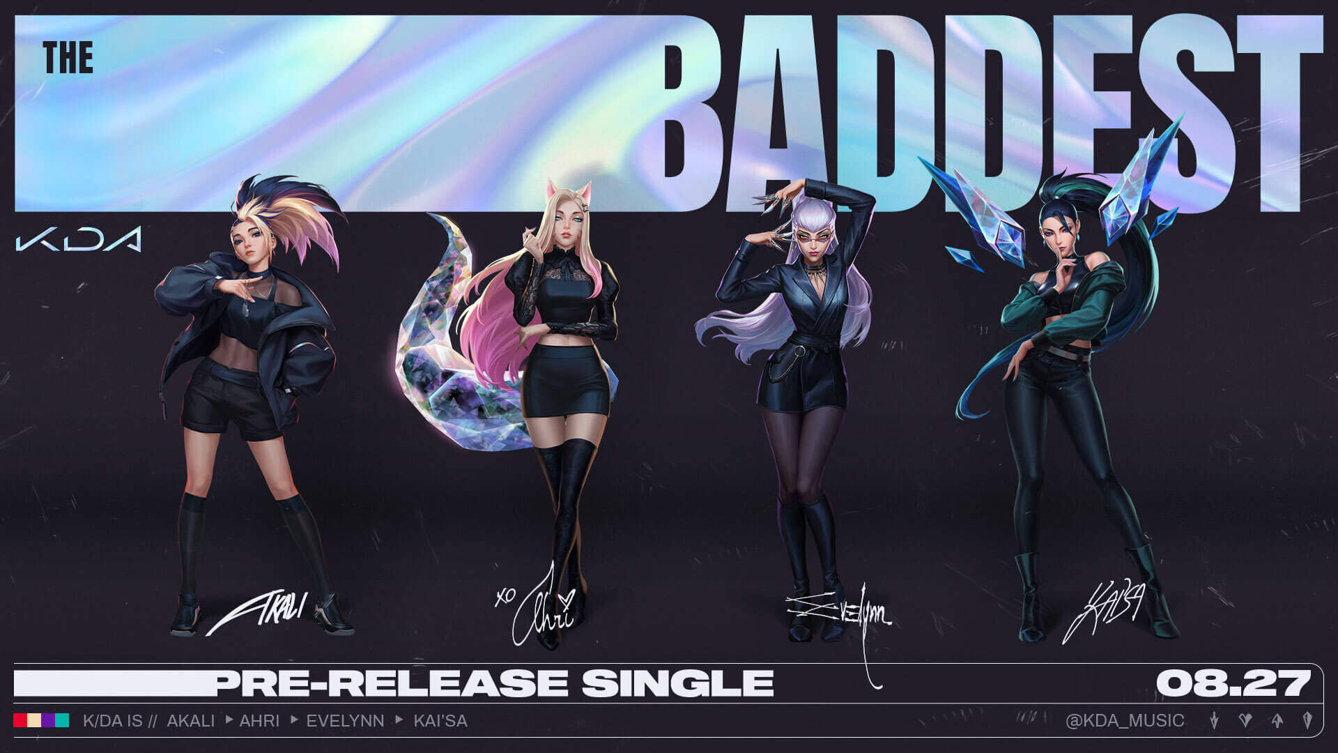 El Grupo De Pop K/DA Anuncia Su Regreso Con Un Nuevo Tema
