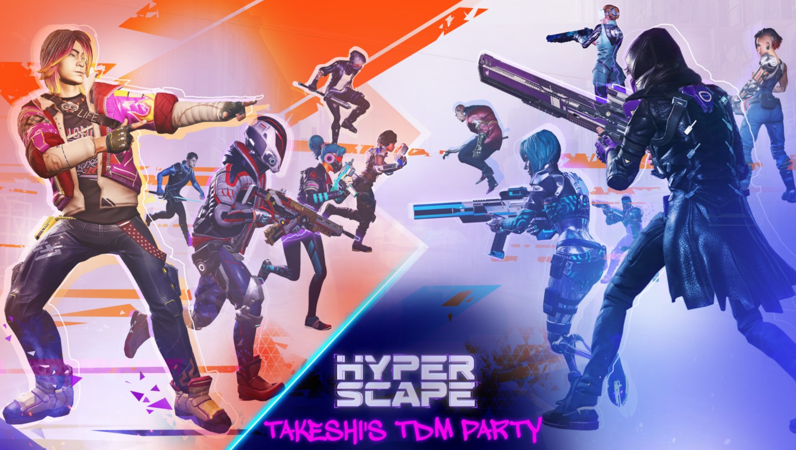 ‘Takeshi’s Team Deathmatch Party’ Evento de Hyper Scape Con Crossplay en Pc