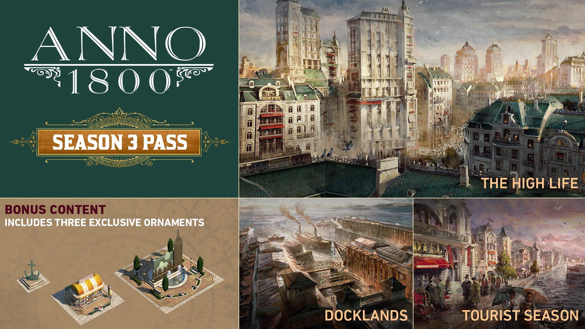 Manos a la obra en construir en esta 3° temporada en ANNO 1800