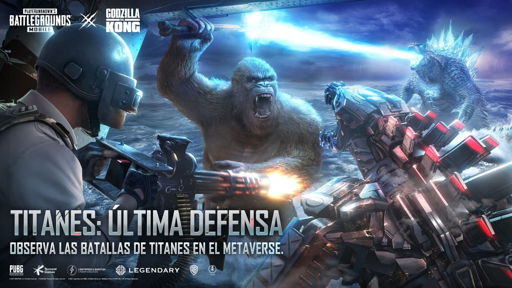 La película interactiva de Godzilla vs. Kong ya está disponible en PUBG MOBILE