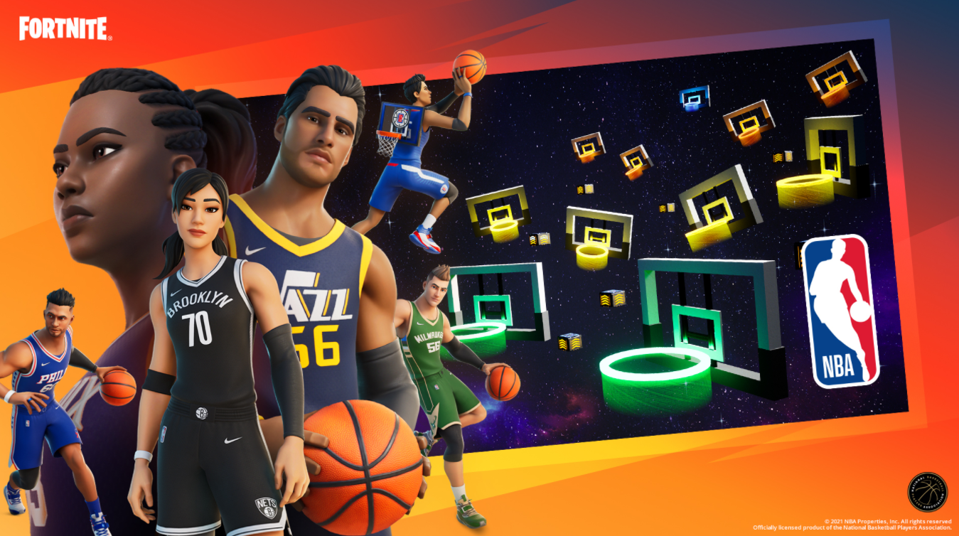 El Modo Creativo de Fortnite le da la bienvenida a la NBA