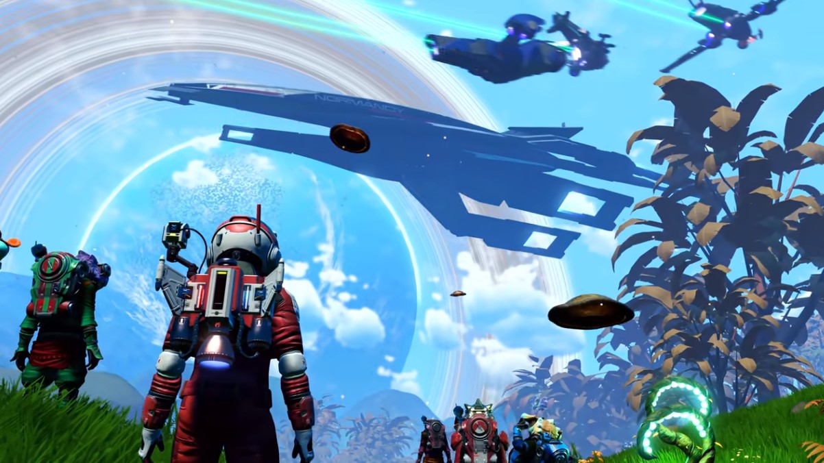 No Man’s Sky Celebra el lanzamiento de Mass Effect Legendary Edition.