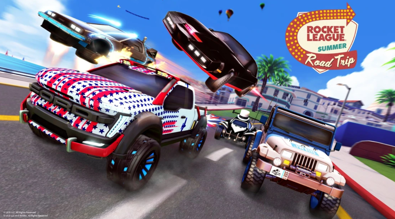 Regresan Autos Icónicos a Rocket League en El Summer Road Trip