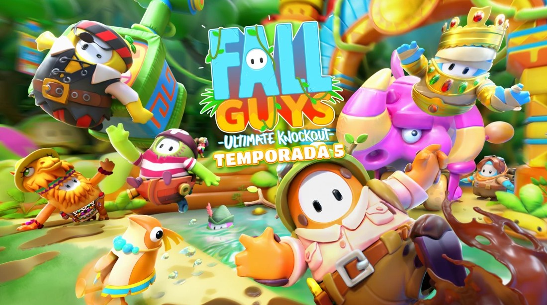 La Temporada 5 de Fall Guys Entra a la Jungla