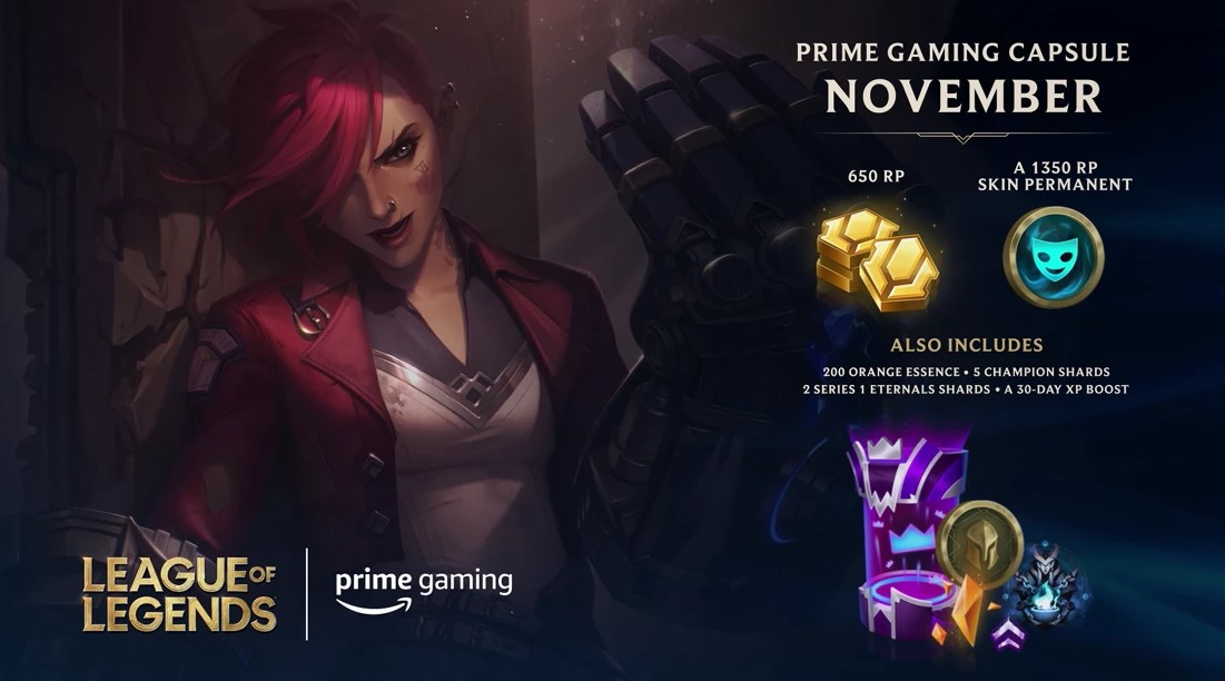 Prime Gaming y Riot Games se unen para ofrecer contenido exclusivo