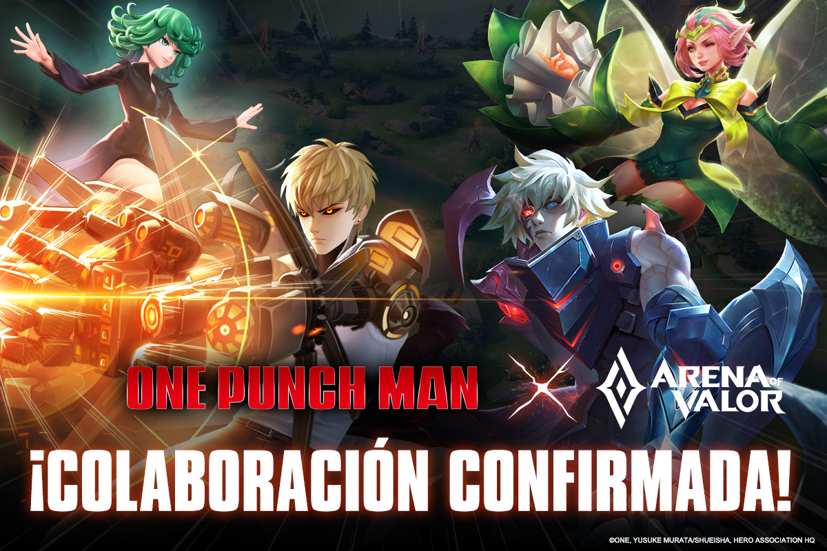 ¡La colaboración entre Arena of Valor y One-Punch Man comienza hoy!