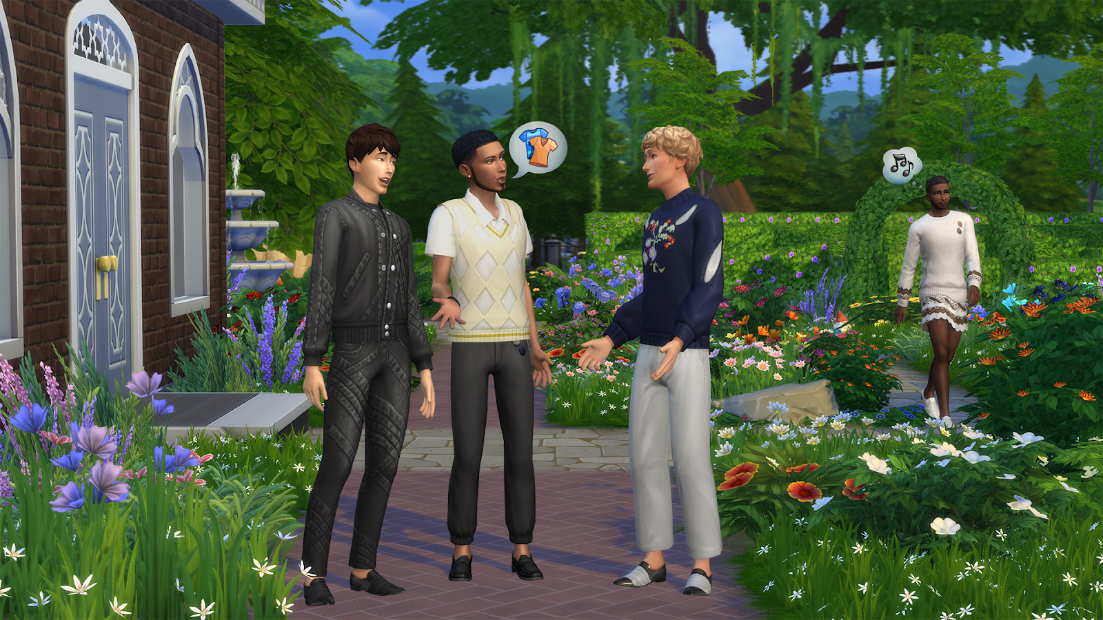 Los Sims y Stefan Cooke crean nuevos estilos en el Kit Moda Masculina Moderna