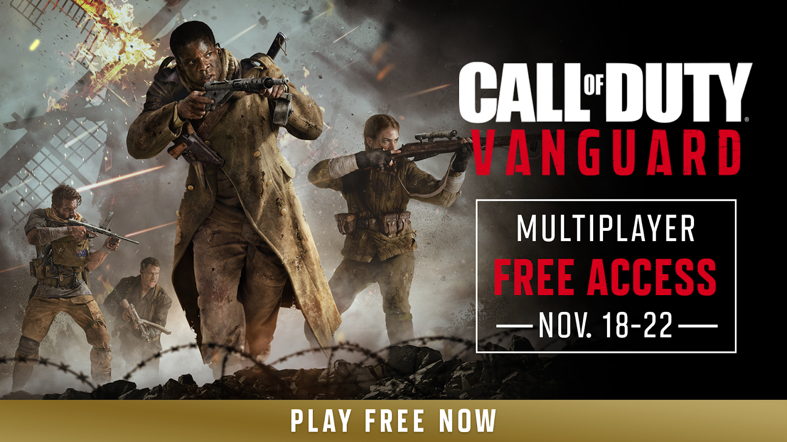 Call of Duty: Vanguard – Acceso gratuito al multijugador por tiempo limitado