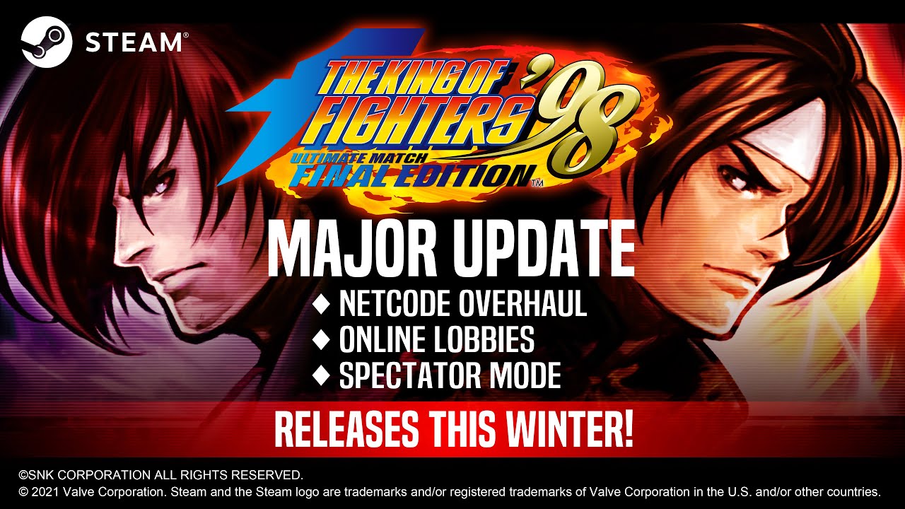 Disfruta la mejor versión de THE KING OF FIGHTERS ’98 ULTIMATE MATCH FINAL EDITION