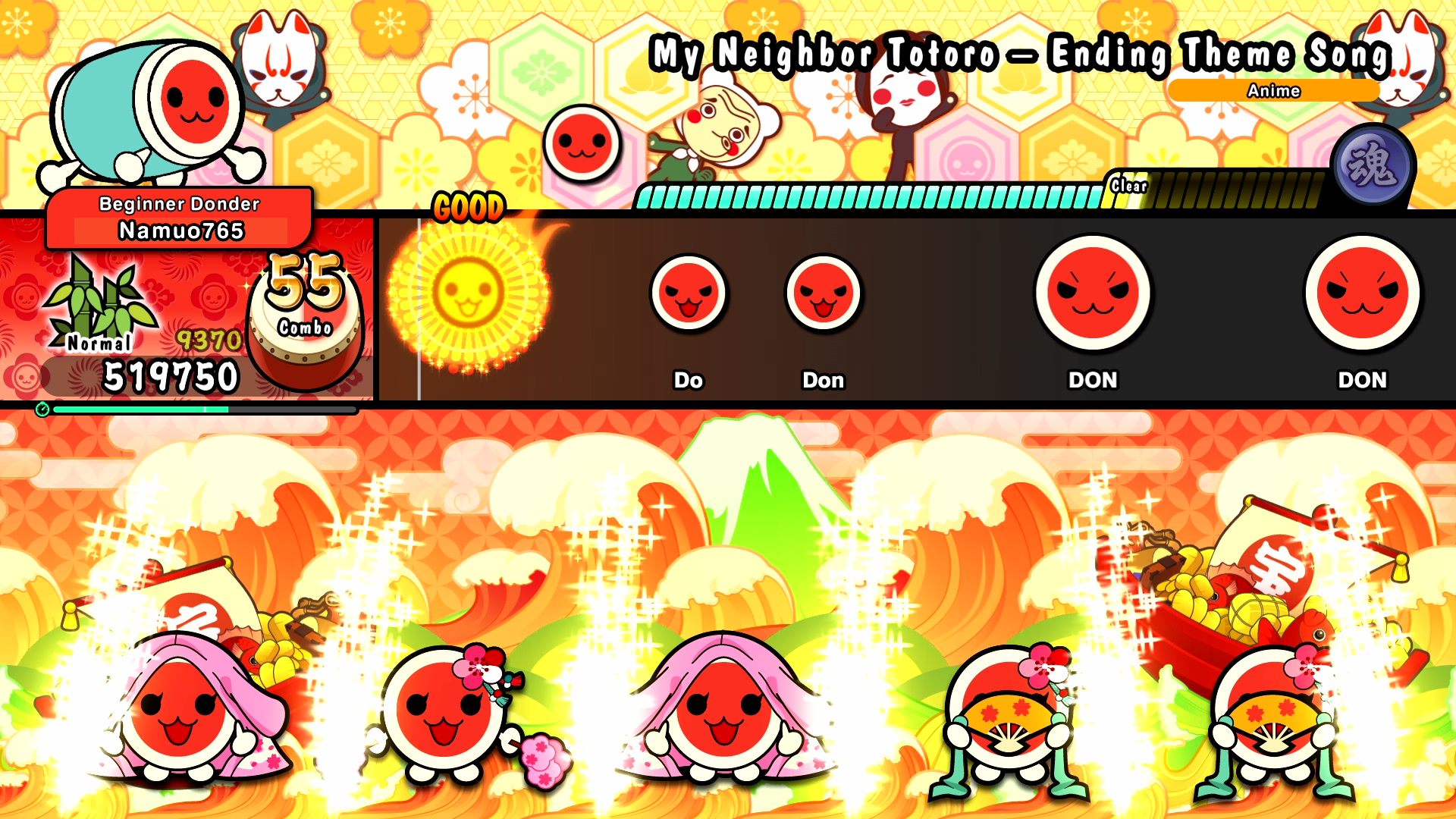 Taiko No Tatsujin: The Drum Master Añade Temas De Studio Ghibli Y Bandai Namco A Su Repertorio