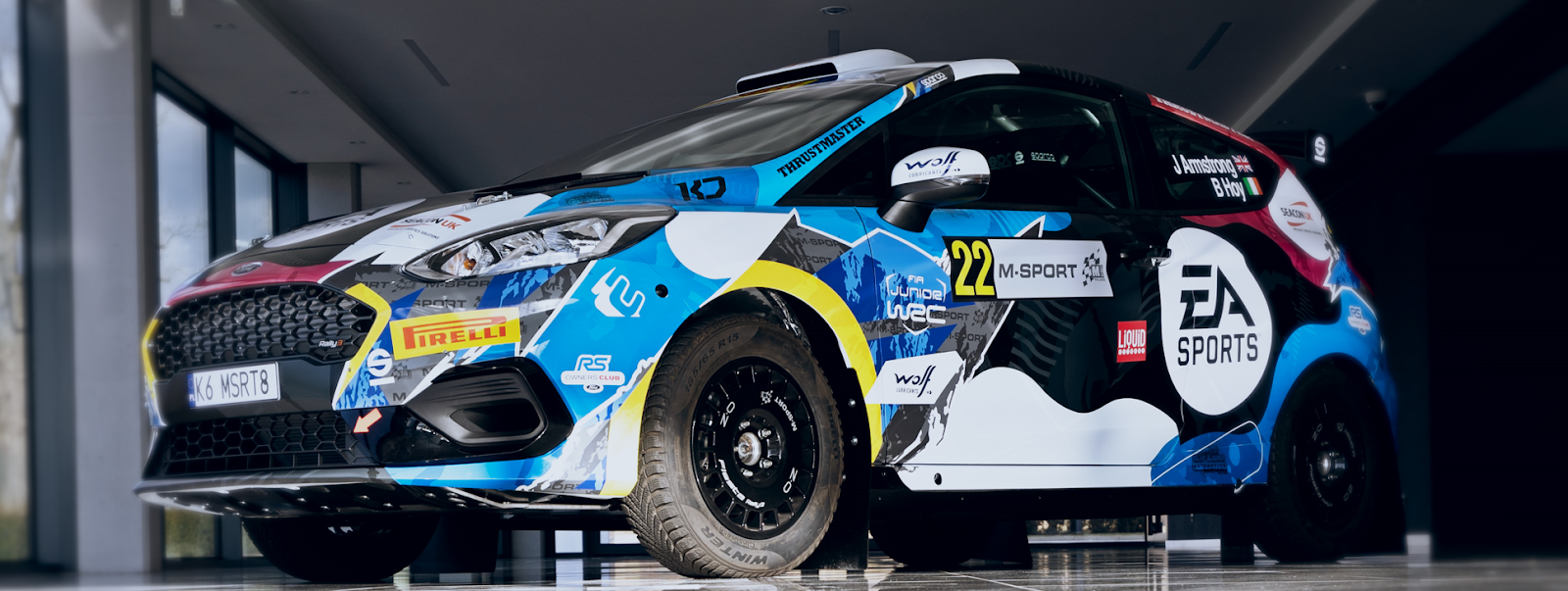 EA Sports Será Patrocinador De Jon Armstrong en Su Participación Por El Título Del Junior Wrc 2022