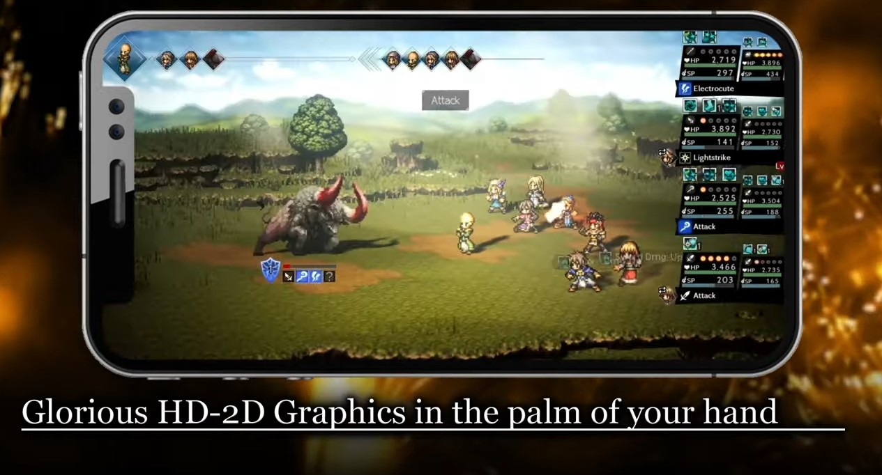 Octopath Traveler: Champions of the Continent Llegará a Dispositivos Móviles en 2022