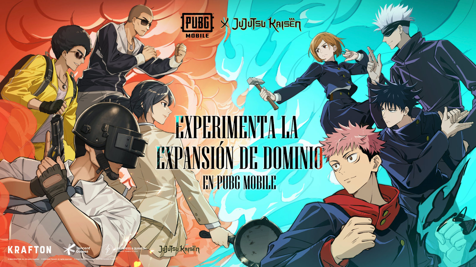 ¡JUJUTSU KAISEN x PUBG MOBILE ya está disponible!