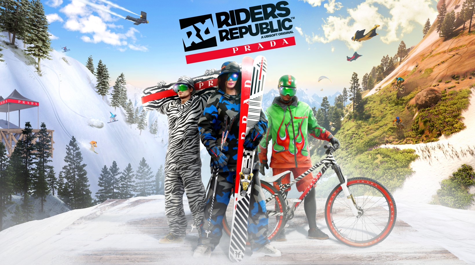 Riders Republic Anuncia su Primera Colaboración Con Prada y un Fin de Semana Gratuito del Juego