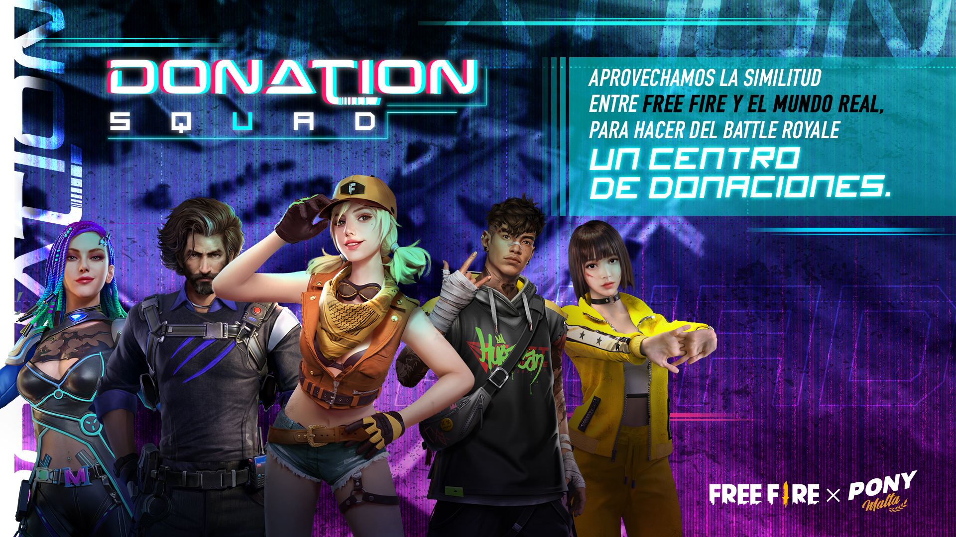 Pony Malta y Free Fire se unen en gran jornada de donación por la educación de Colombia