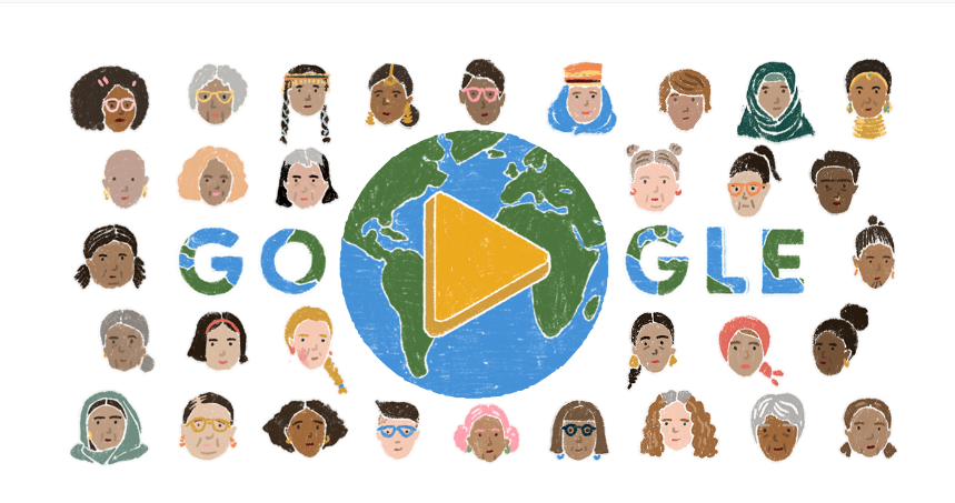 Un Doodle dedicado a las mujeres del mundo