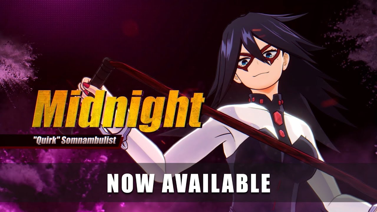 ¡Midnight, La Heroína Veterana, Se Une Hoy A La Cuadrilla De My Hero One’s Justice 2!