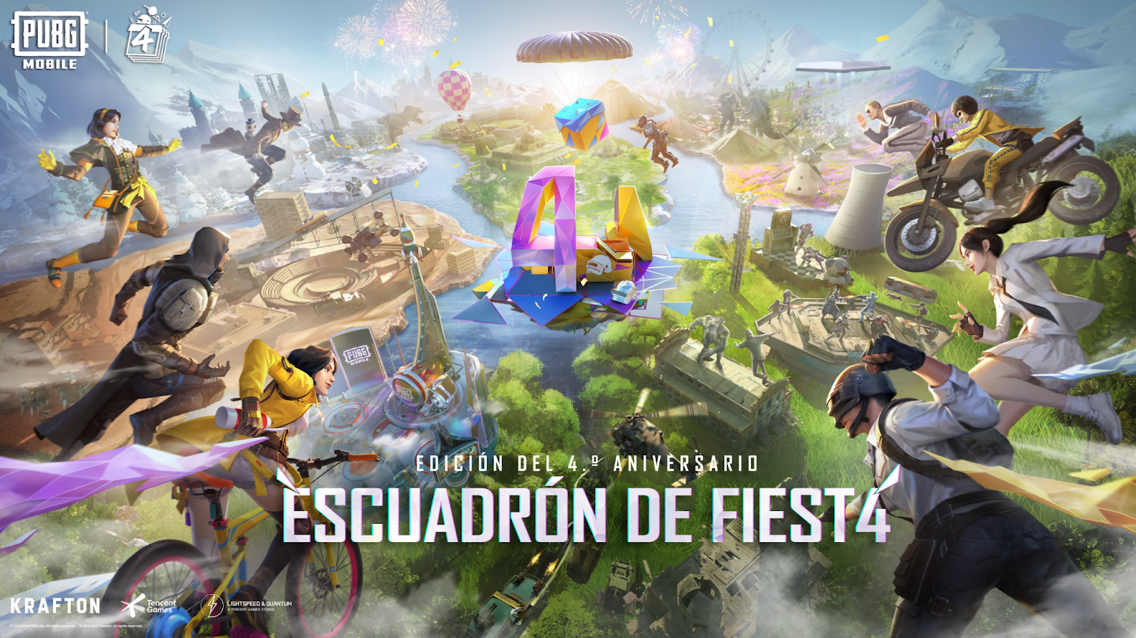 Pubg Mobile Celebra Su 4º Aniversario Con Una Fiesta a Nivel Mundial