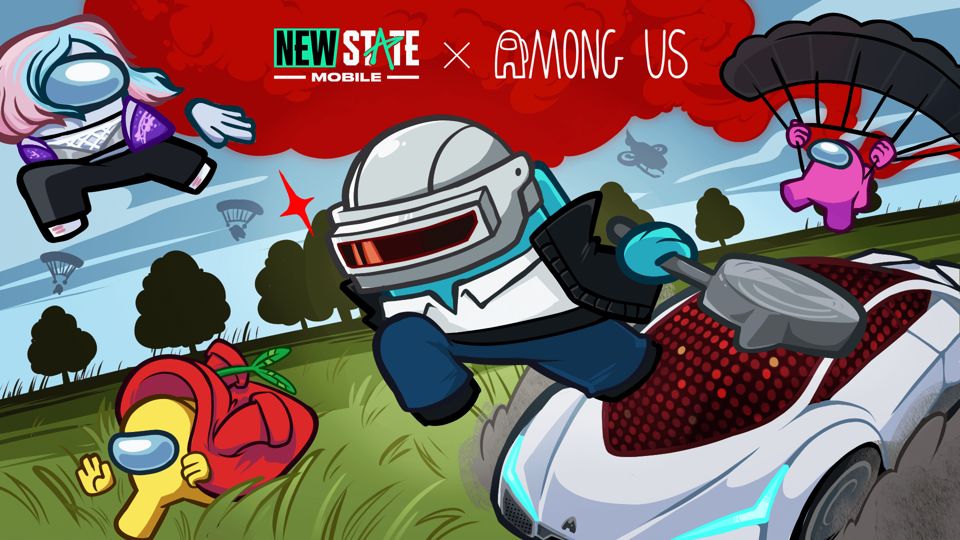 ¡Los impostores están entre nosotros! NEW STATE MOBILE anuncia una nueva colaboración con Among US