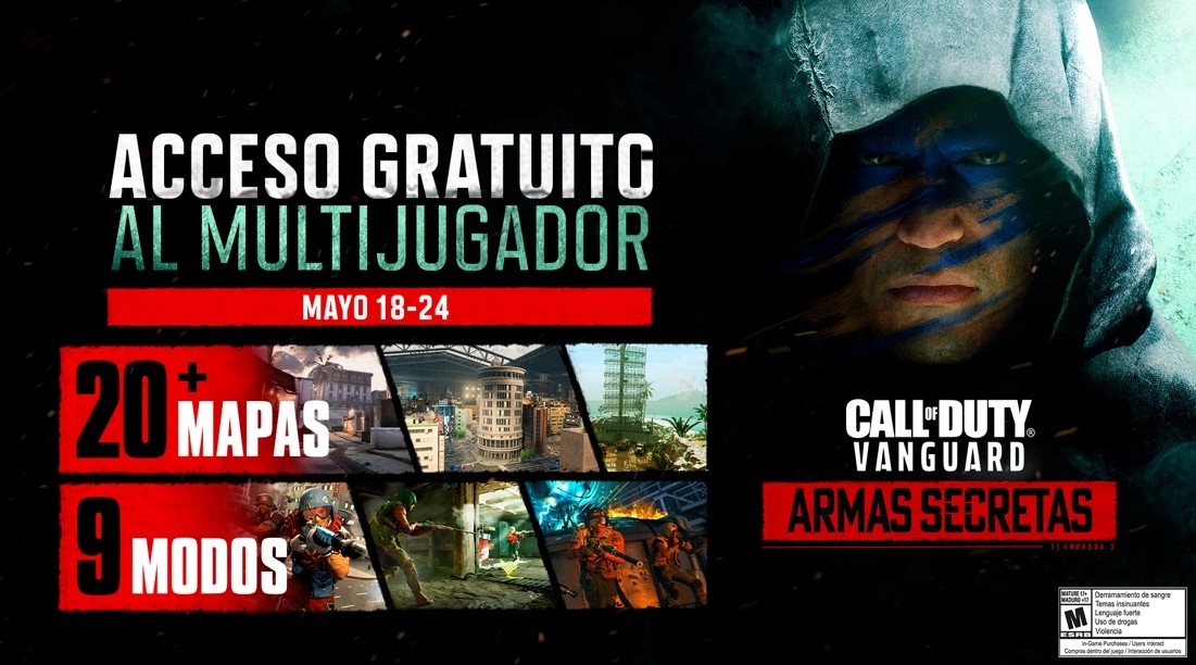 Acceso gratuito de una semana a Call of Duty: Vanguard