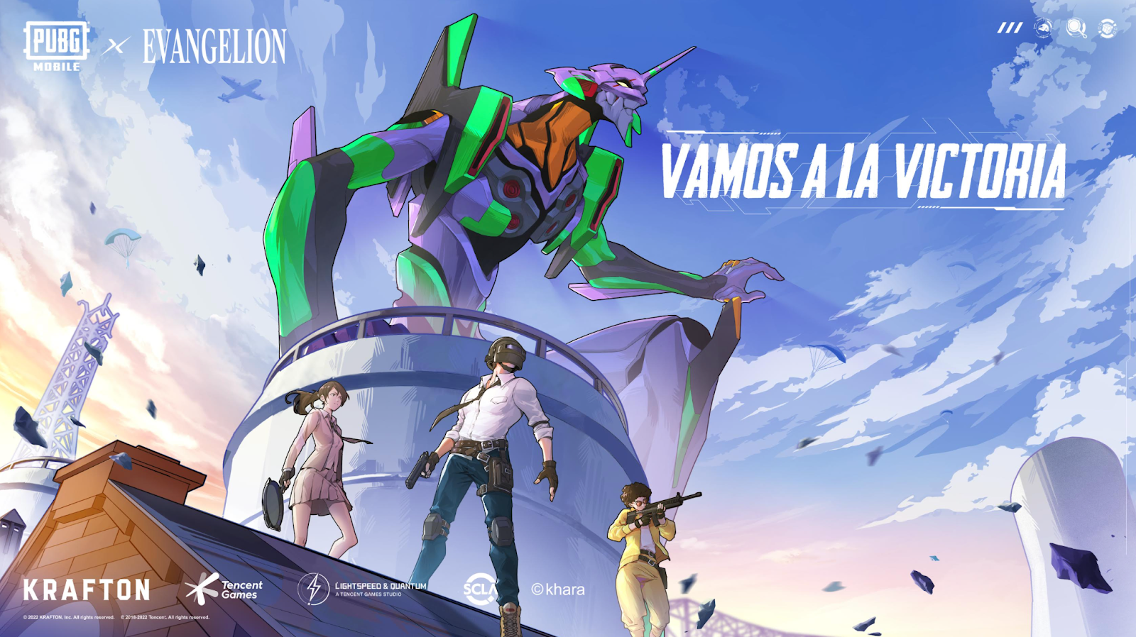 El Eva-01 Y Un Icónico Angel De Evangelion Llegan a PUBG Mobile