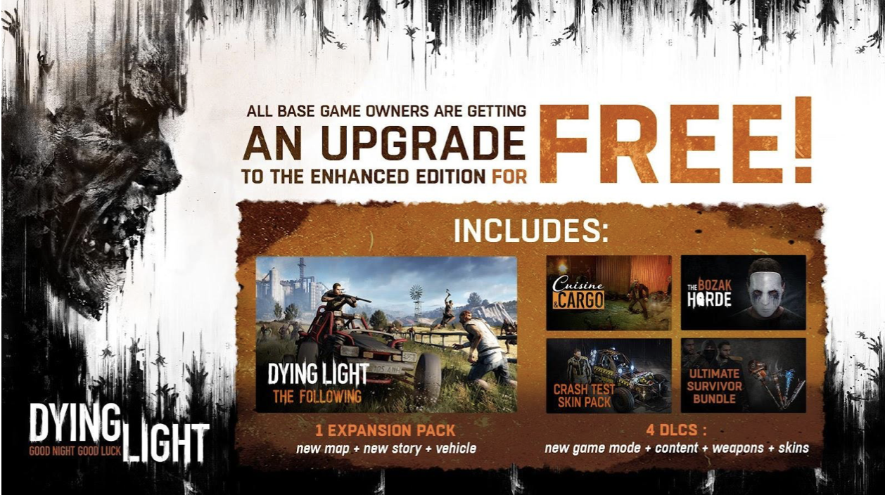 Jugadores de Dying Light obtienen un upgrade gratuito a la Enhanced Edition desde hoy