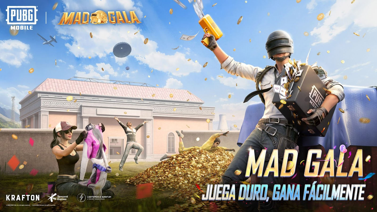 PUBG MOBILE te invita al evento temático de Mad Gala con sorteos y sorpresas