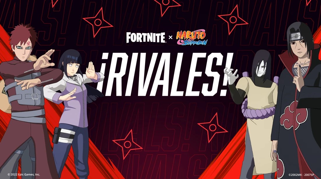 Naruto traerá a sus amigos y enemigos a Fortnite en Naruto Rivals
