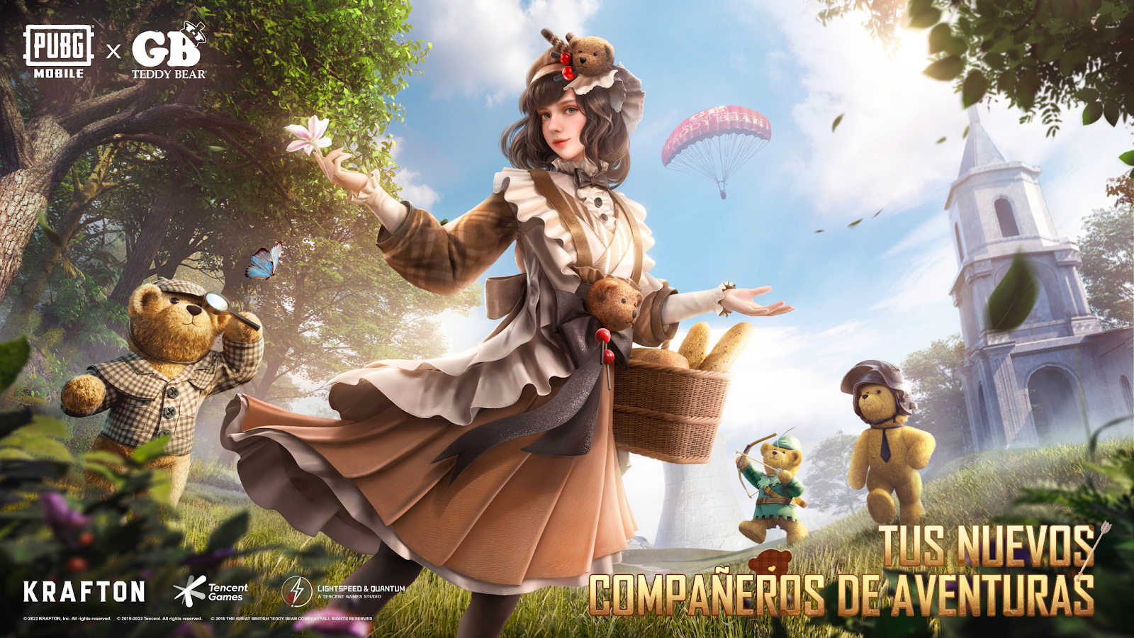 Los Adorables Personajes De the Great British Teddy Bear Company Aterrizan en Pubg Mobile