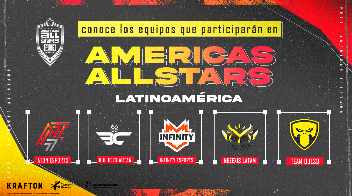 PUBG MOBILE Americas All Stars comienza este fin de semana