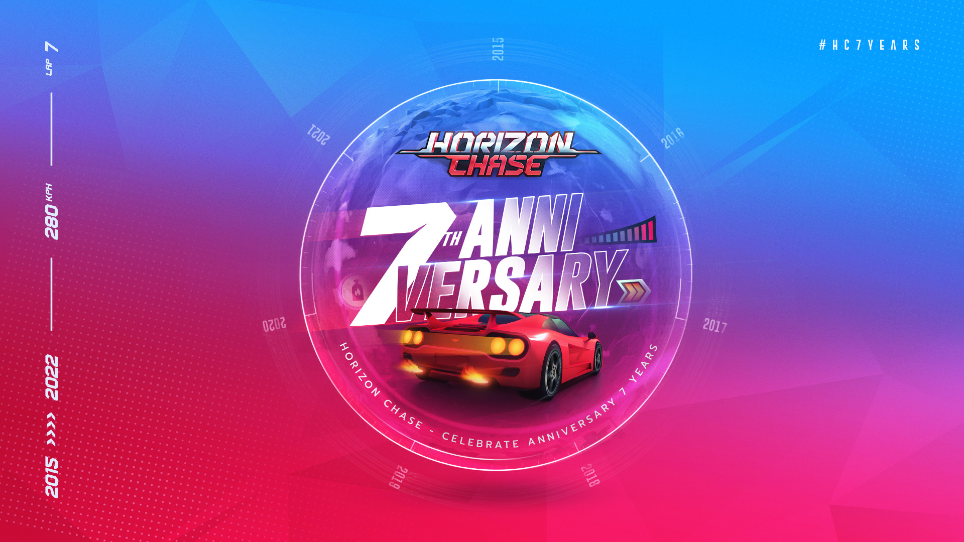 Horizon Chase Celebra su 7º Aniversario