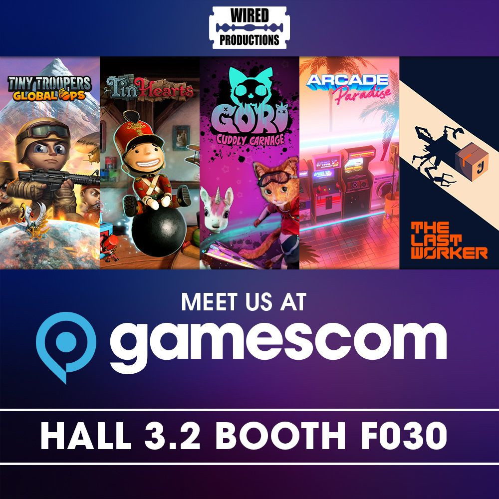 Wired Productions regresa a gamescom con toda su fuerza con 5 títulos y más por anunciar