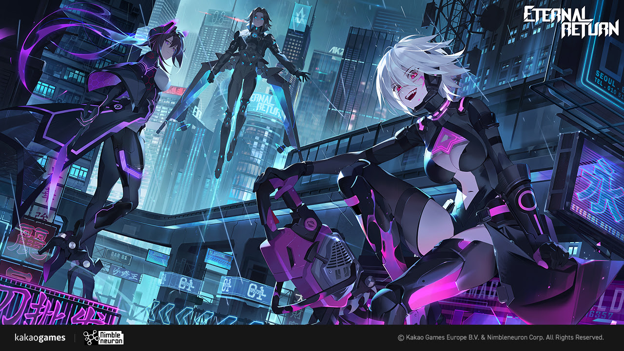La séptima temporada de Eternal Return, Neon Aftershock, llega el 1 de septiembre