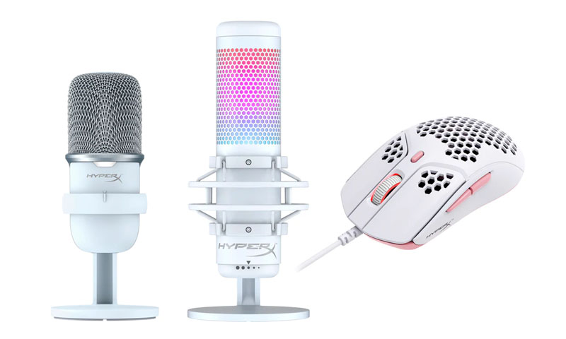 El mundo gamer se pinta de blanco con los nuevos periféricos de HyperX