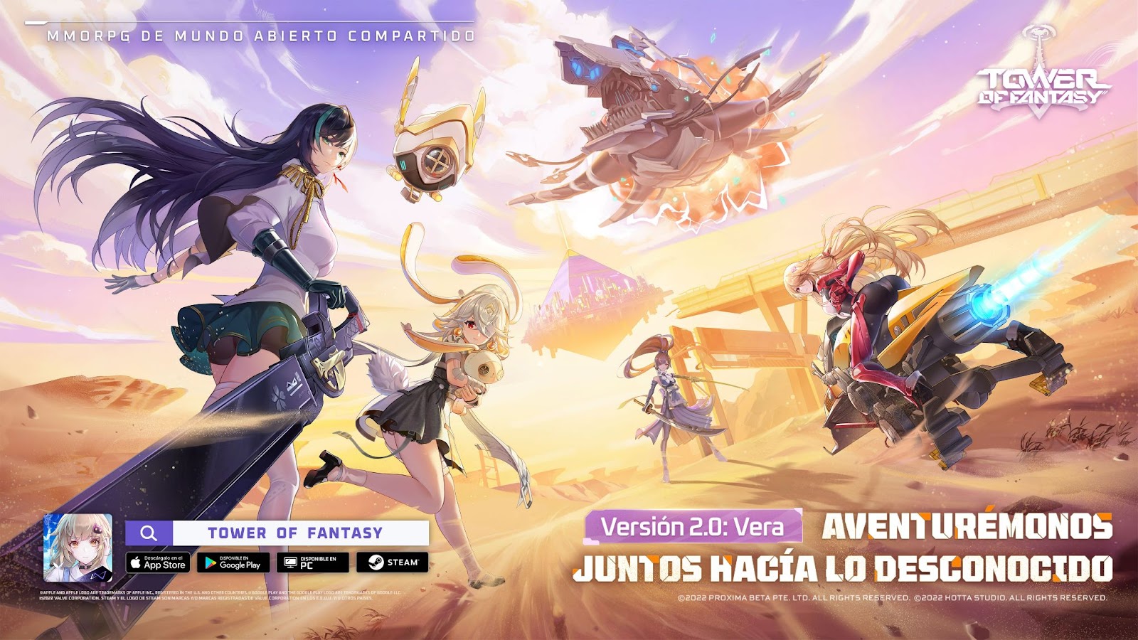 Expansión Vera, de Tower of Fantasy, Estará Disponible Gratis Desde El 20 De Octubre