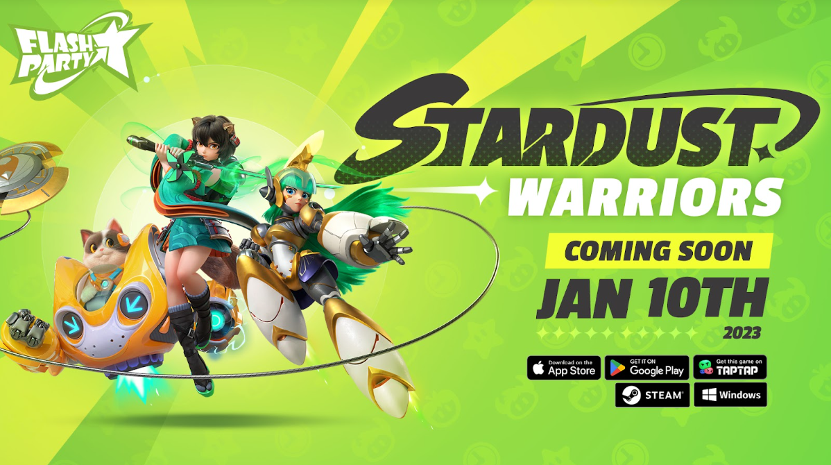 Flash Party se lanza con la actualización «stardust Warriors», que introduce Battle Royale y un nuevo luchador.