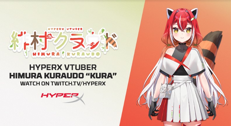 HyperX presenta a su nueva youtuber virtual: Himura Kuraudo