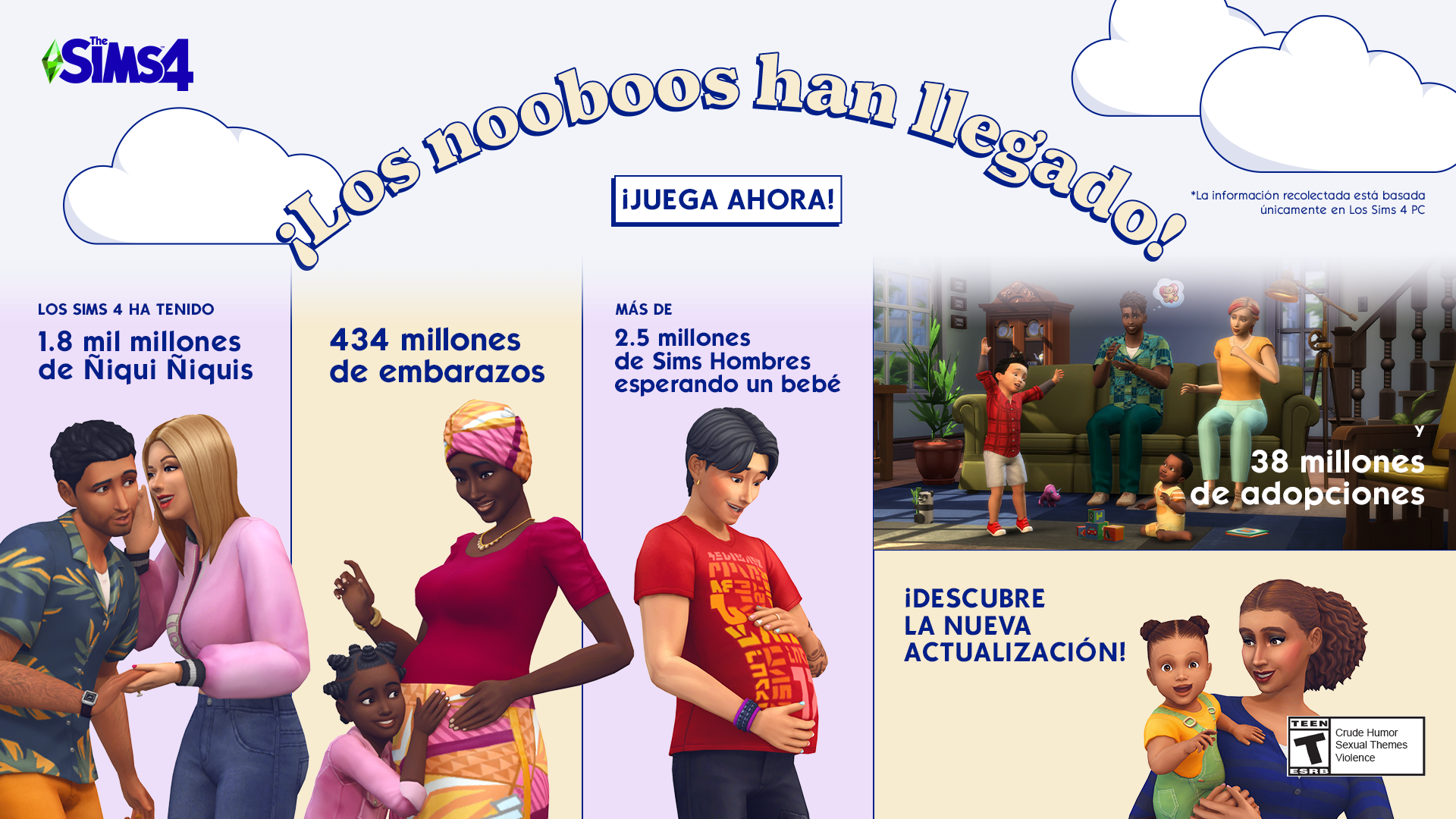 ¡Los bebés ya se encuentran disponibles en Los Sims 4!