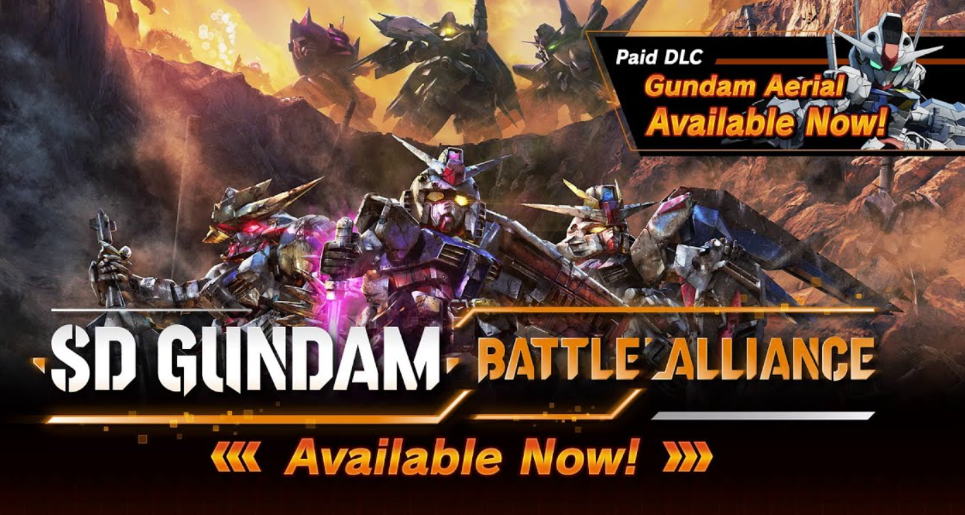 Gundam Aerial y Suletta Mercury aterrizan en SD GUNDAM BATTLE ALLIANCE