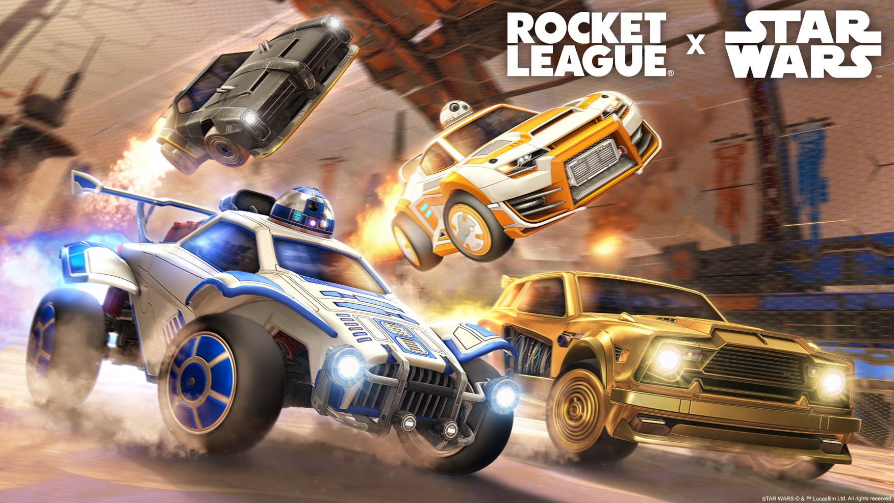 El Contenido De Droides De Star Wars Llega a Rocket League El 4 De Mayo