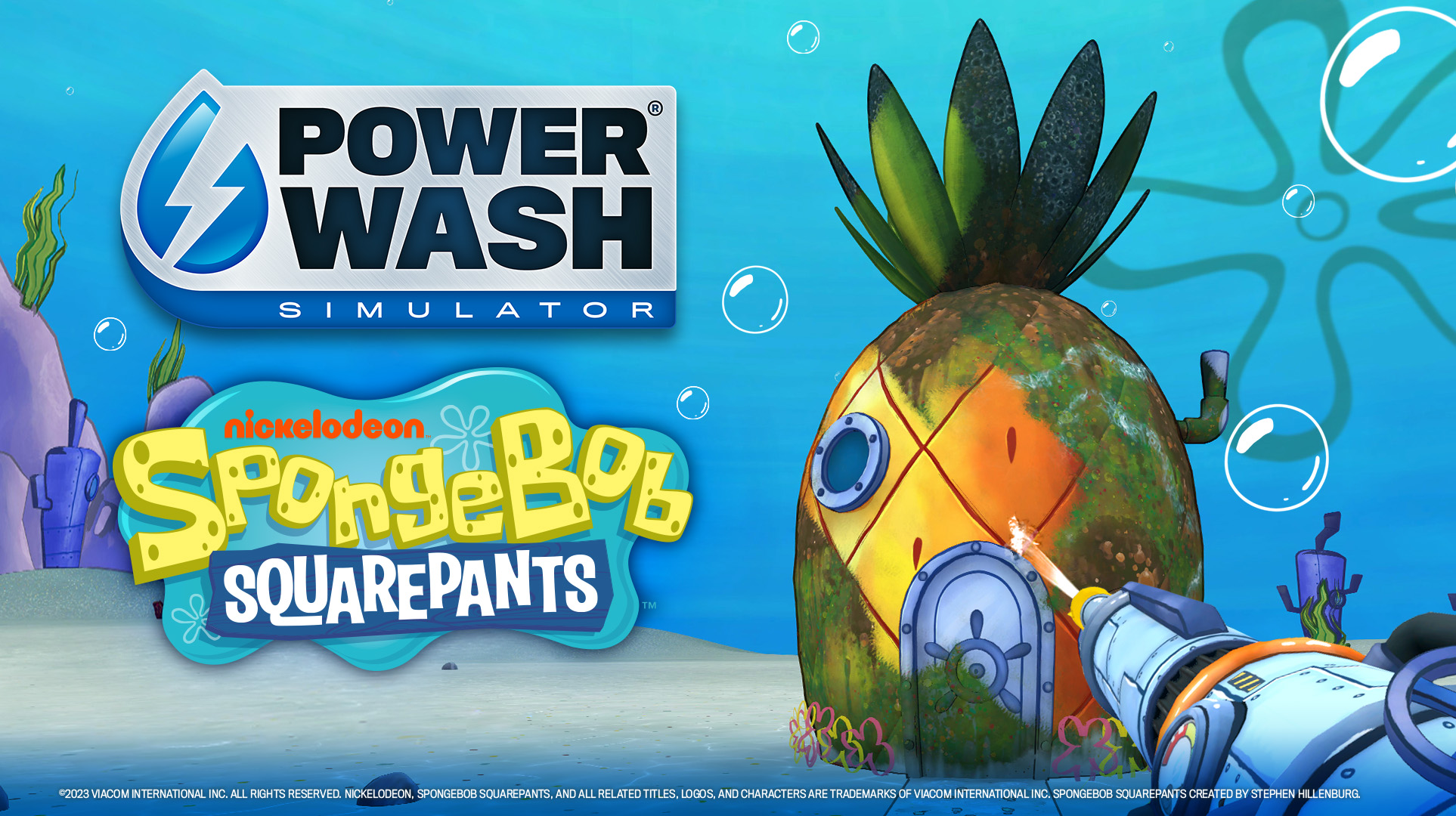 Absorbe El Sol Submarino Con El Paquete Especial Powerwash Simulator De Bob Esponja
